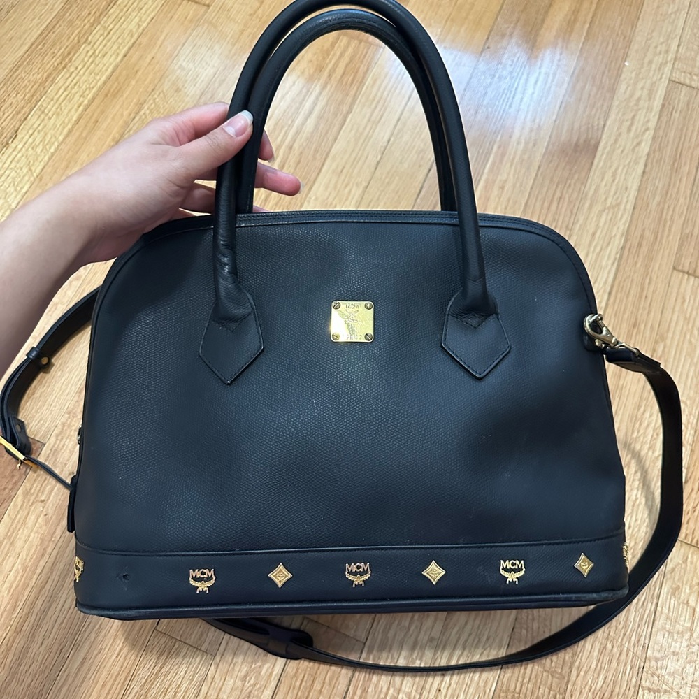 Vintage MCM Bolide Style with Metal Studs
